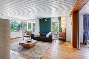 Télévision, cheminée