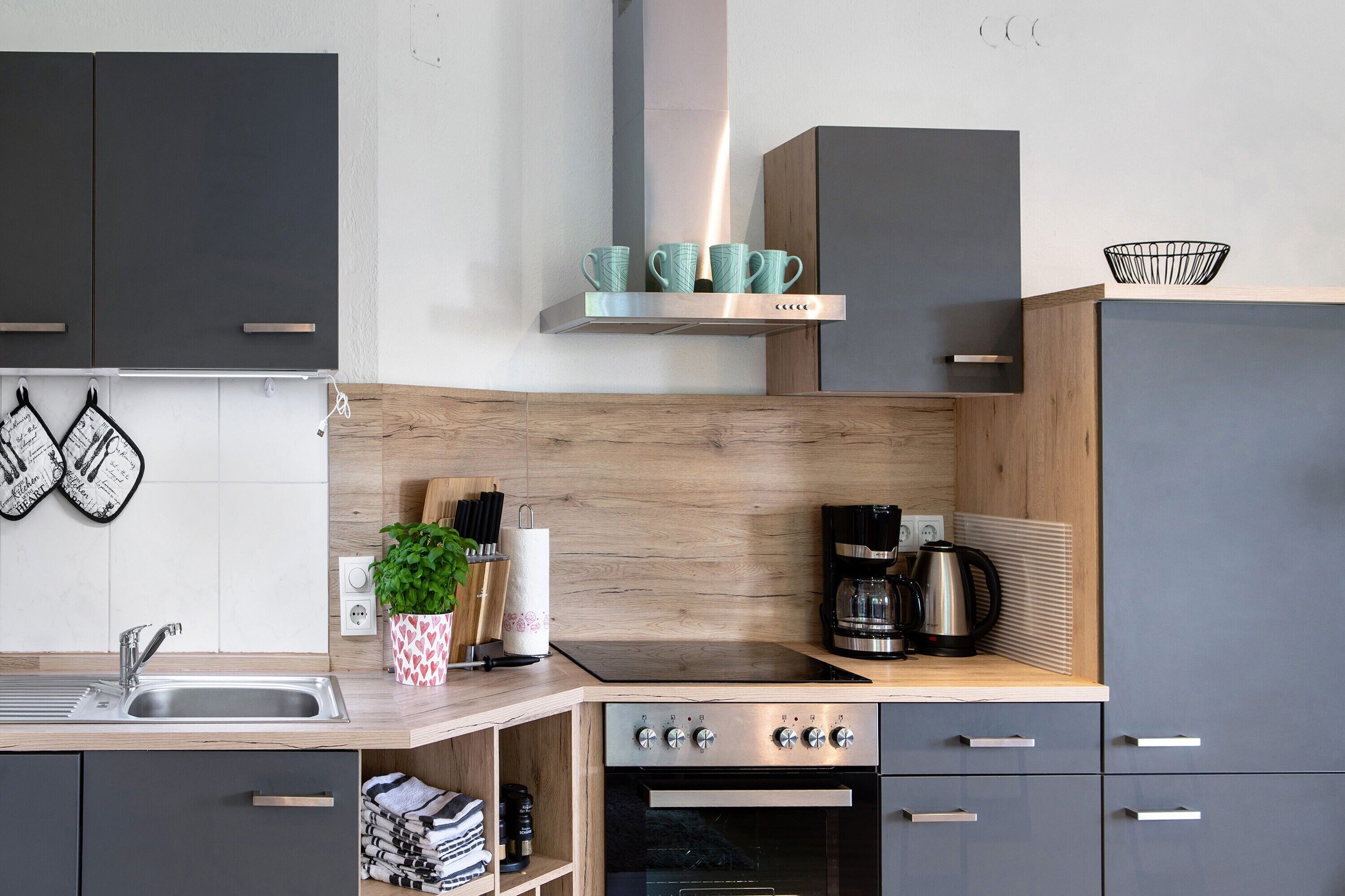 Frigorífic, forn, placa de cuina i rentaplats 