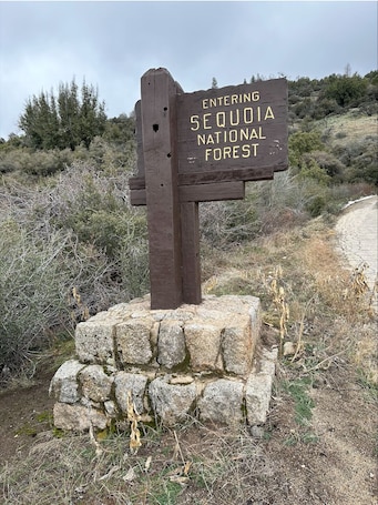 Exterior detail. Cabin Near Sequoia & Kings Canyon National Parks