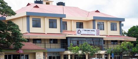 Majoituspaikan julkisivu