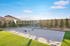 Children’s area - Vista Springs, Large Pool 8 person Spa, Jr Volleyball Court with Mountain Views (Desert Hot Springs)
