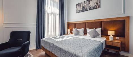 Deluxe Double or Twin Room | Egyptian cotton sheets, premium bedding, individually decorated