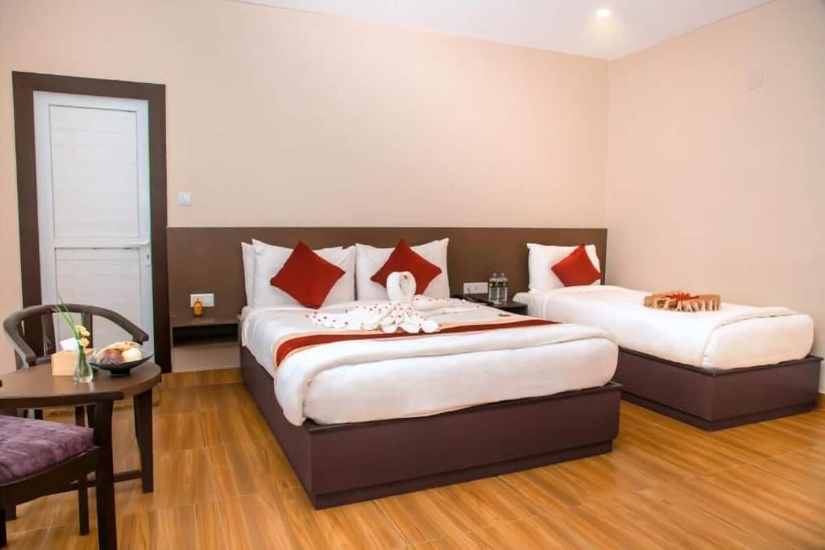 Ropa de cama de alta calidad, cortinas blackout y wifi gratis