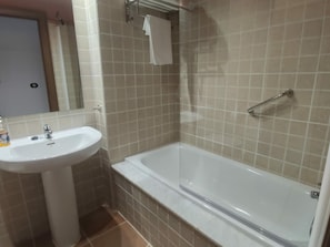 Hair dryer, towels
