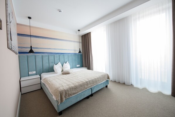 Standard-Doppelzimmer | Blick auf den Innenhof