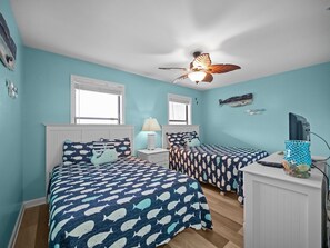2 chambres, accès au Wi-Fi (inclus), literie fournie