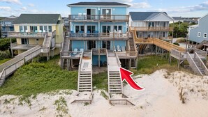 Unclassified image, 2 of 49, button - Anchor of Santorini - 5 Bedroom Oceanfront Townhouse Sleeps 15 (Surf City)