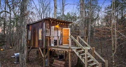 Peaceful Treehouse | Firepit + Grill*Pet Friendly!