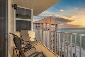 Balcony - Estero Beach And Tennis Ph5 Building C 1 Bedroom Condo by RedAwning (Fort Myers Beach)