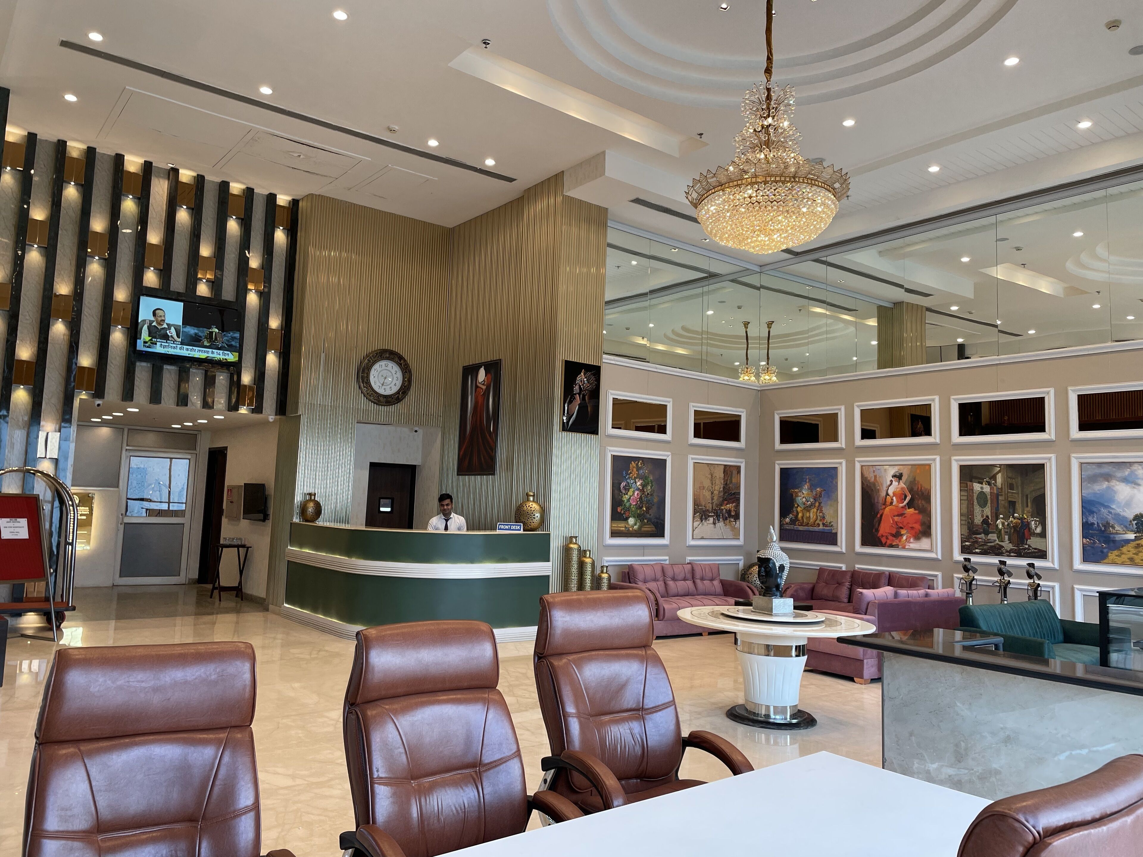 In-room safe, desk, laptop workspace, iron/ironing board