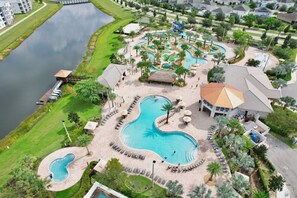A heated pool - 3121-108 Resort Lake View Disney Universal Orlando (Kissimmee)