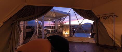 Luksustelt | Safe på rommet, individuelt dekorert og individuelt innredet