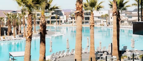Una piscina riscaldata