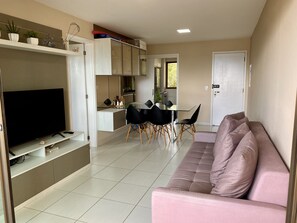 Smart TV - Bangalô no VG Sun Cumbuco - Apartamento Para Temporada na Praia do Cumbuco (Caucaia)
