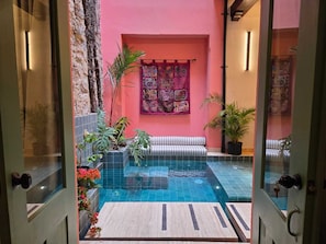 Pool - Fully Remodeled Casa AcoModo – 6BR, Pool, Rooftop Jacuzzi & BBQ<br>Discover our completely remodeled home in Casco Viejo, perfect for up to 12 guests. Relax by the pool, enjoy the rooftop jacuzzi and BBQ, and experience modern comfort. (Casco Viejo)