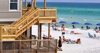 ⭐Fun Family Home with Private Swim Spa-Private Beach Access-5BR Once Upon a Tide