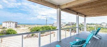 Easy Breezy OBX - New Beautiful Modern Home on the 4x4 w/ Ocean Views & Hot Tub.
