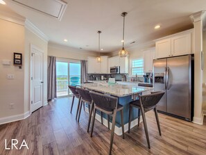 Fridge, microwave, stovetop, dishwasher - A Beach Haven: Sun, Sand & Serenity Await! (North Topsail Beach)