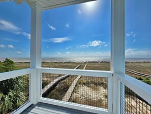 Property grounds - Moonflower: 6BR Beachfront Home- Priv. Pool, Pet Friendly, Sleeps 24, Hot Tub! (Cape San Blas)