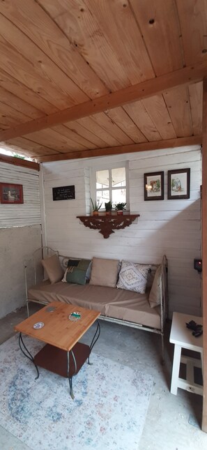 TV, DVD player, livros