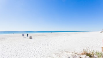 Aan het strand