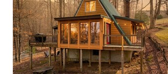 A-Frame Of Mind - Firepit - Sunroom -Washer/Dryer