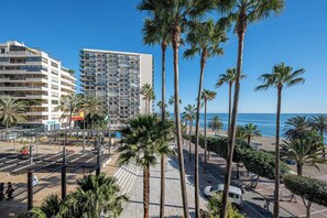 Vista a la playa o el mar