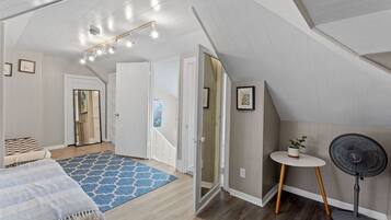 8 bedrooms, iron/ironing board, travel crib, WiFi