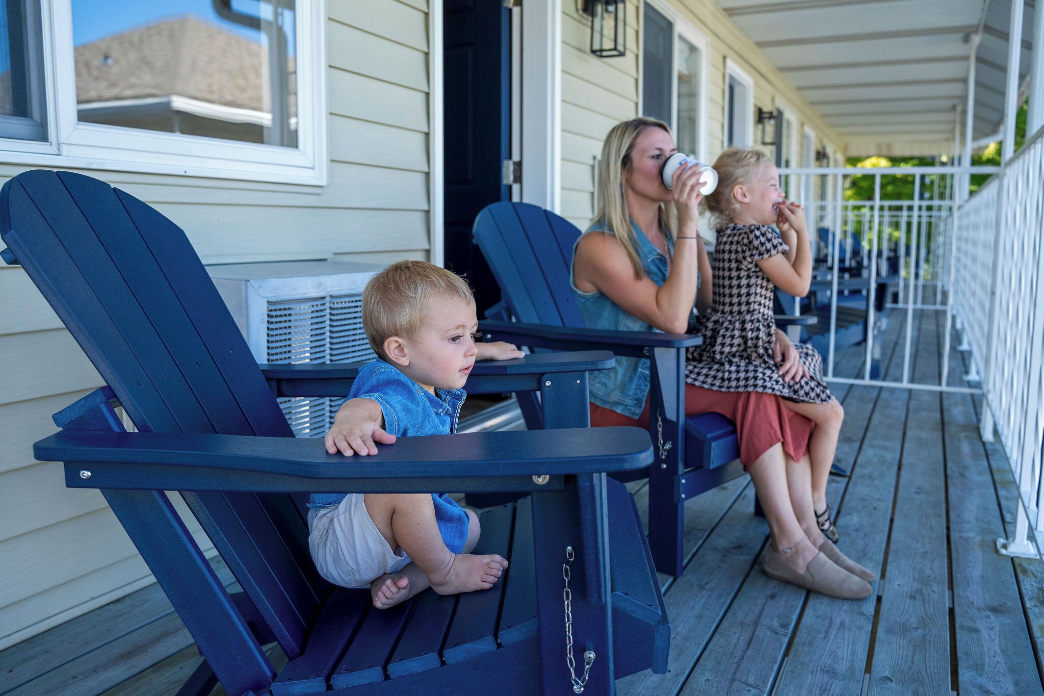 Chambre Premium, 2 grands lits, vue lac | Balcon