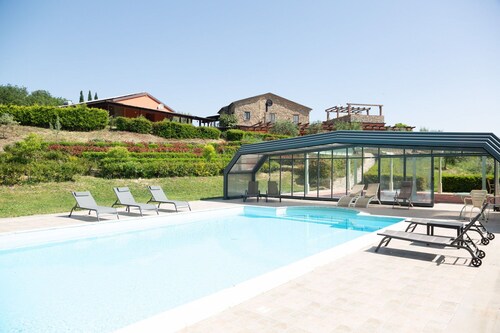 Villa in Trivigno with 9 bedrooms sleeps 18