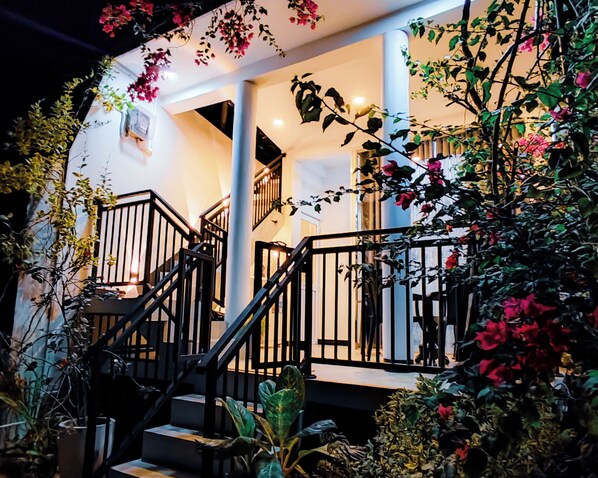 Façade de l’hébergement