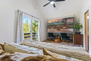 Interior - Elegant A-Frame w/ Hot Tub Views! Close to town, skiing, & hiking! (Evergreen)