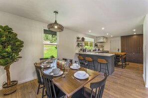 Dining - Elegant A-Frame w/ Hot Tub Views! Close to town, skiing, & hiking! (Evergreen)