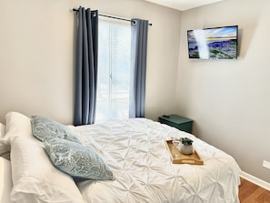 3 habitaciones, tabla de planchar con plancha, cuna de viaje y wifi 