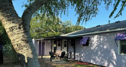 Bay view fisherman's cottage. Located in Seadrift, near Port O' Connor, TX.