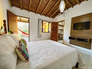 1 bedroom, blackout curtains, iron/ironing board, free WiFi