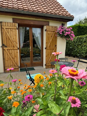Terrace/patio - Hébergement Chez l Habitant (Saint-Martin-le-Beau)