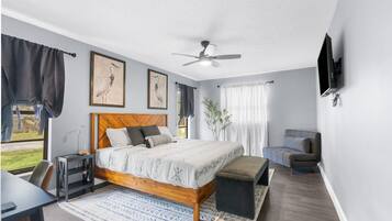 2 soverom, skrivebord, wi-fi og sengetøy