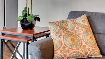 Smart TV y chimenea
