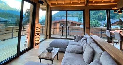 Chalet "Aikoa" avec vue sur les montagnes, terrasse privée et Wi-Fi