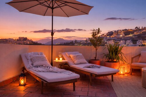 Marbella Duplex with Rooftop Terrace & Panoramic Views
