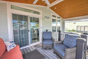 Terrace/patio - 020 Gulf Dr. - 2 bedroom & 2 Baths - Includes Golf Cart - Venture Out Resort (Panama City Beach)