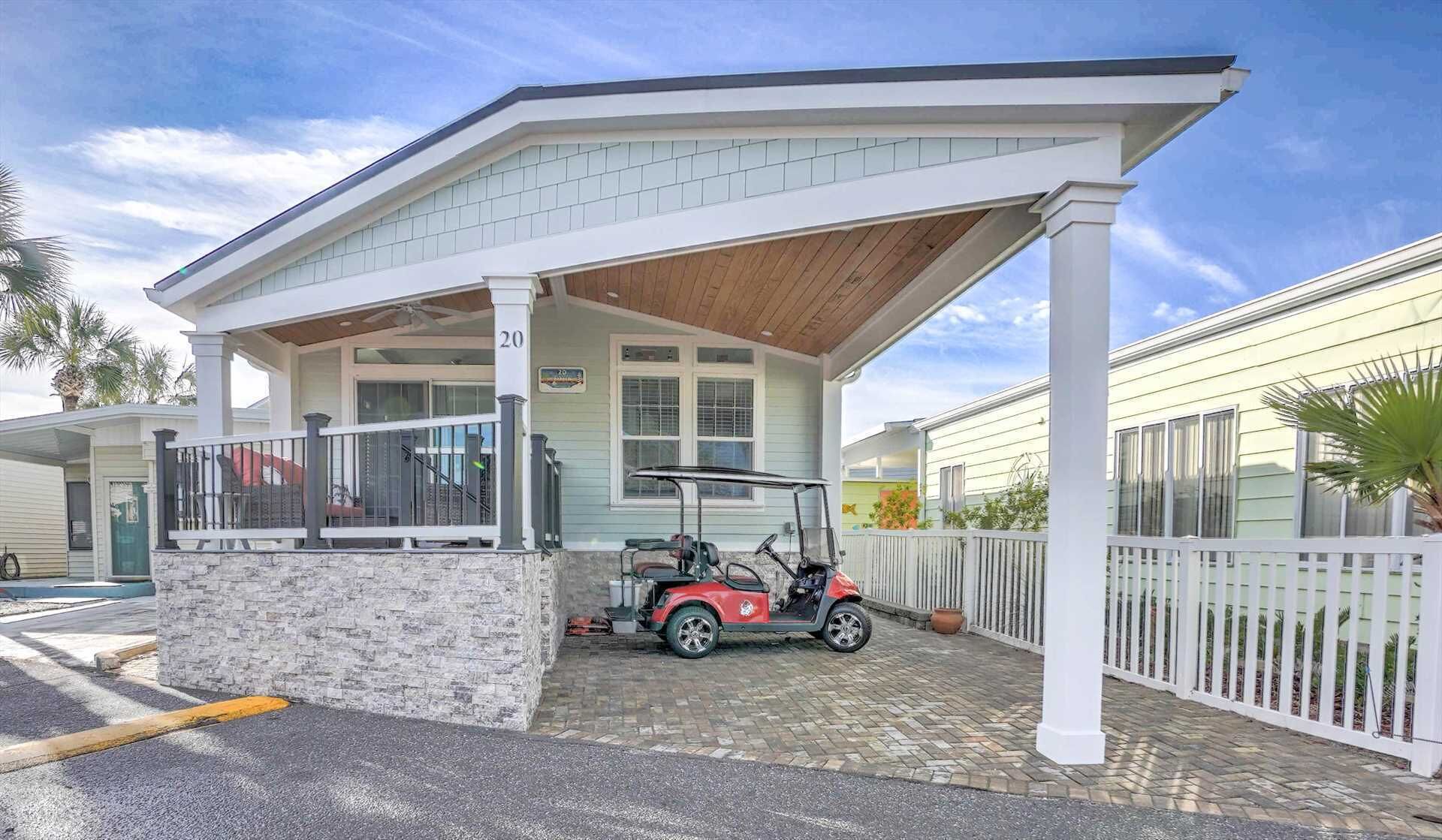 020 Gulf Dr. - 2 bedroom & 2 Baths - Includes Golf Cart - Venture Out Resort
