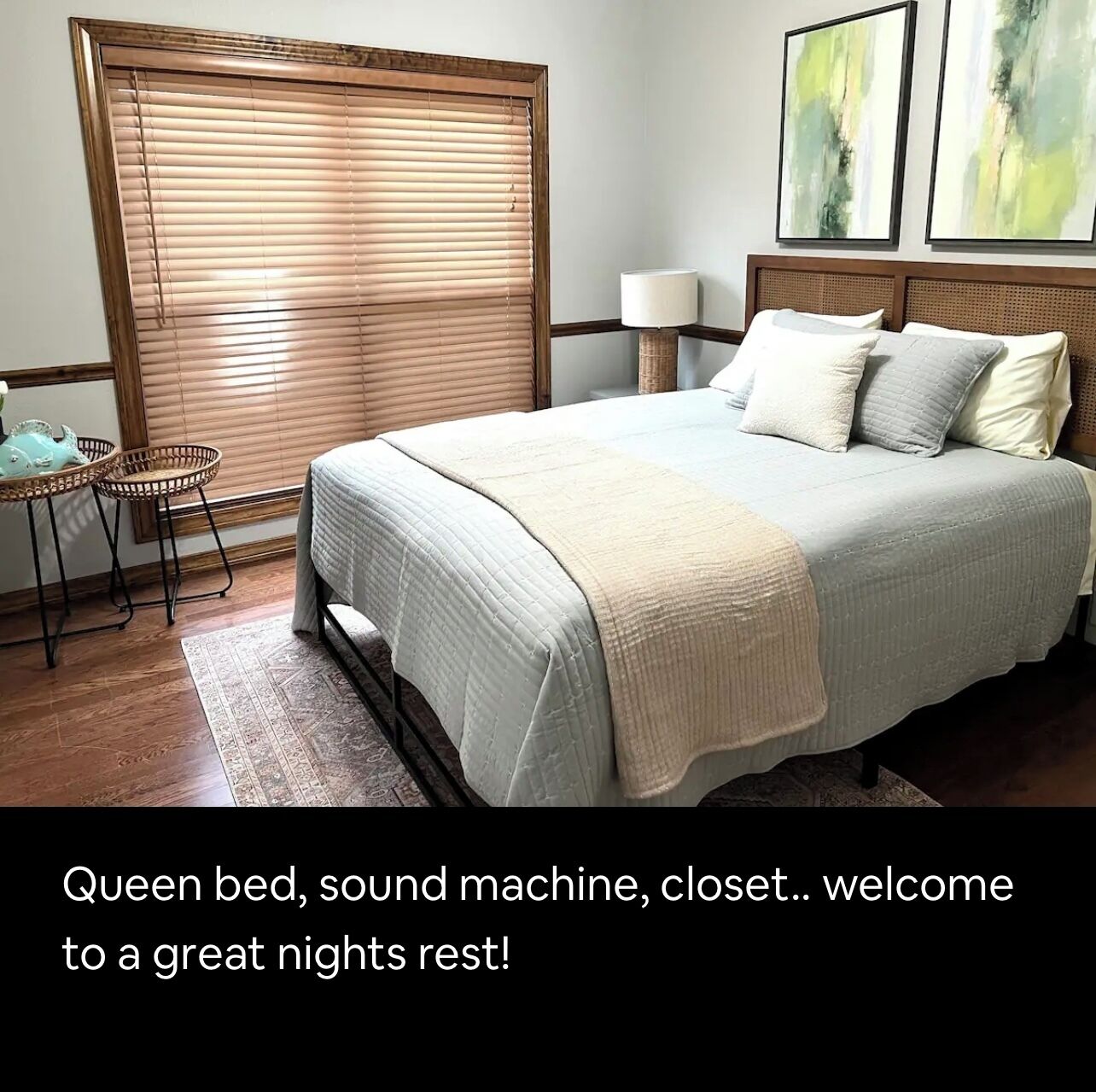 4 bedrooms, iron/ironing board, free WiFi, bed sheets