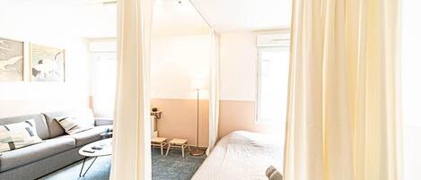 1 chambre, literie fournie