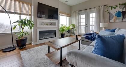 King Bed! Unique City Views! Free Parking!