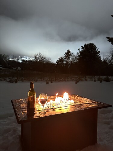 Cozy, stylish, century home located just steps from Mount St Louis ski hill! 