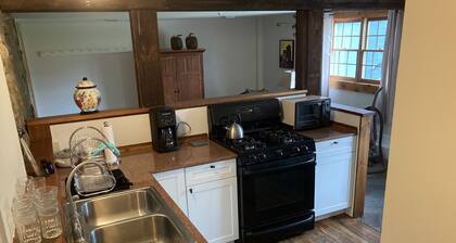 Cozy apartment that’s conveniently located just on the edge of town.