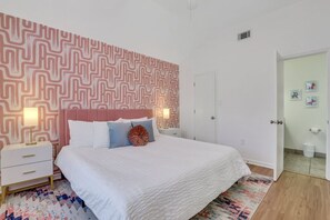 3 chambres, bureau, fer et planche à repasser, Wi-Fi gratuit