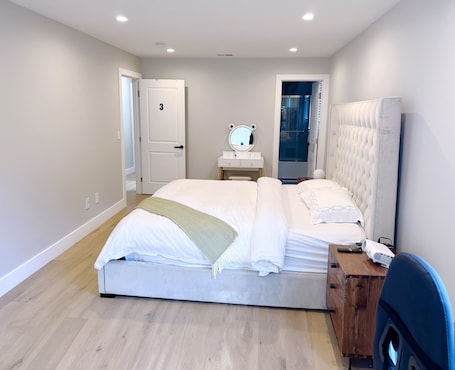 3 habitaciones y sábanas de algodón egipcio